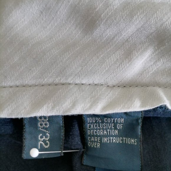 Polo By Ralph Lauren Men's Mid Rise Blue Preston Pant Size 38/32 - Picture 6 of 7